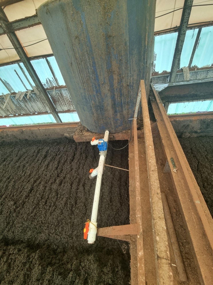 분뇨탱크 분출구 전동볼밸브